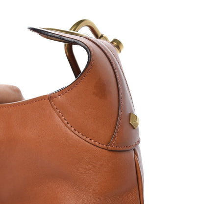 Gucci Calfskin Piston Lock Jackie O Hobo Tan 9 of 14