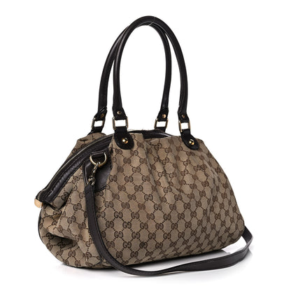 Gucci Monogram Medium Sukey Boston Bag Brown 3 of 14