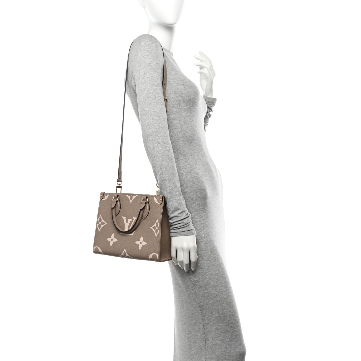 Empreinte Monogram Giant Onthego PM Tourterelle Creme