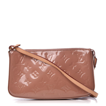 Louis Vuitton Vernis Pochette Accessories NM Rose Velours 1 of 7
