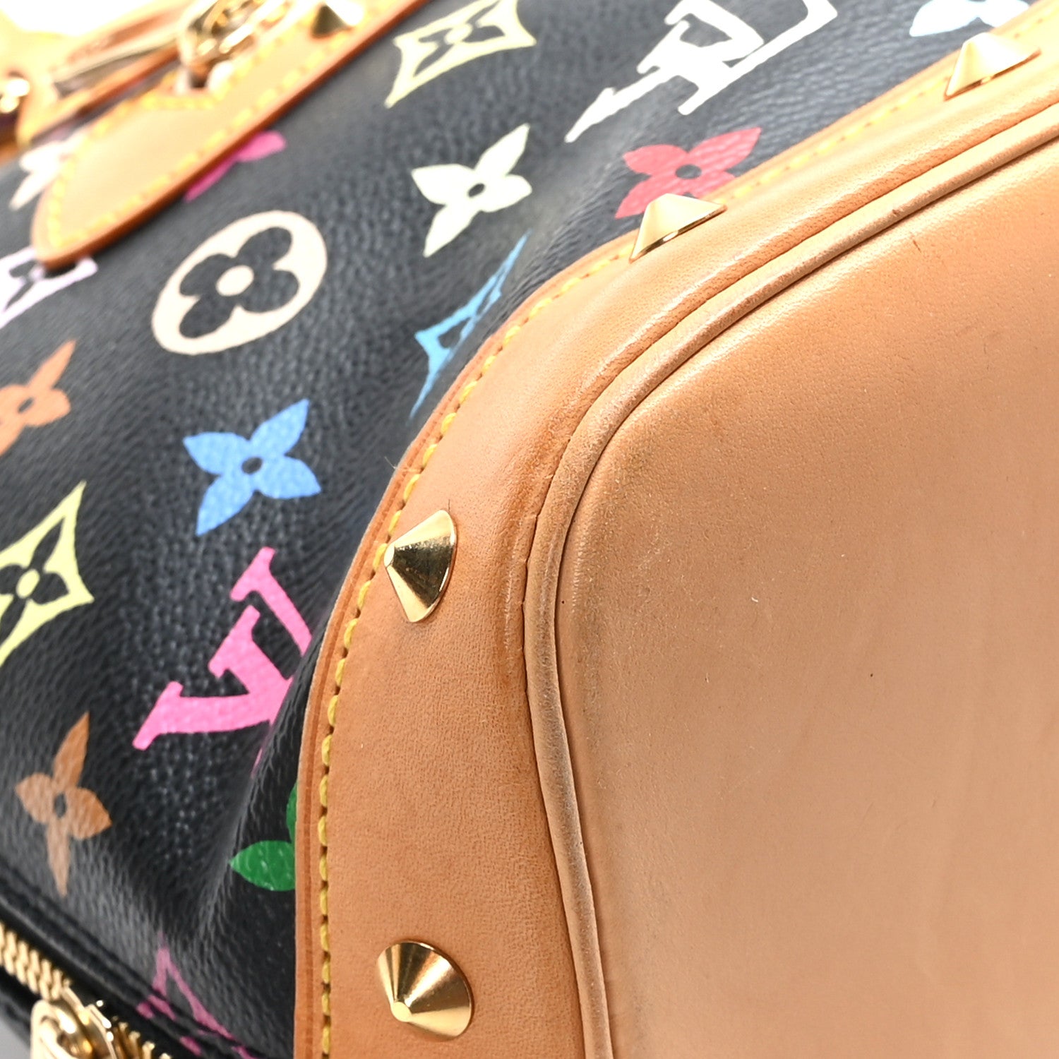 Louis Vuitton Monogram Multicolor Alma Black 8 of 12
