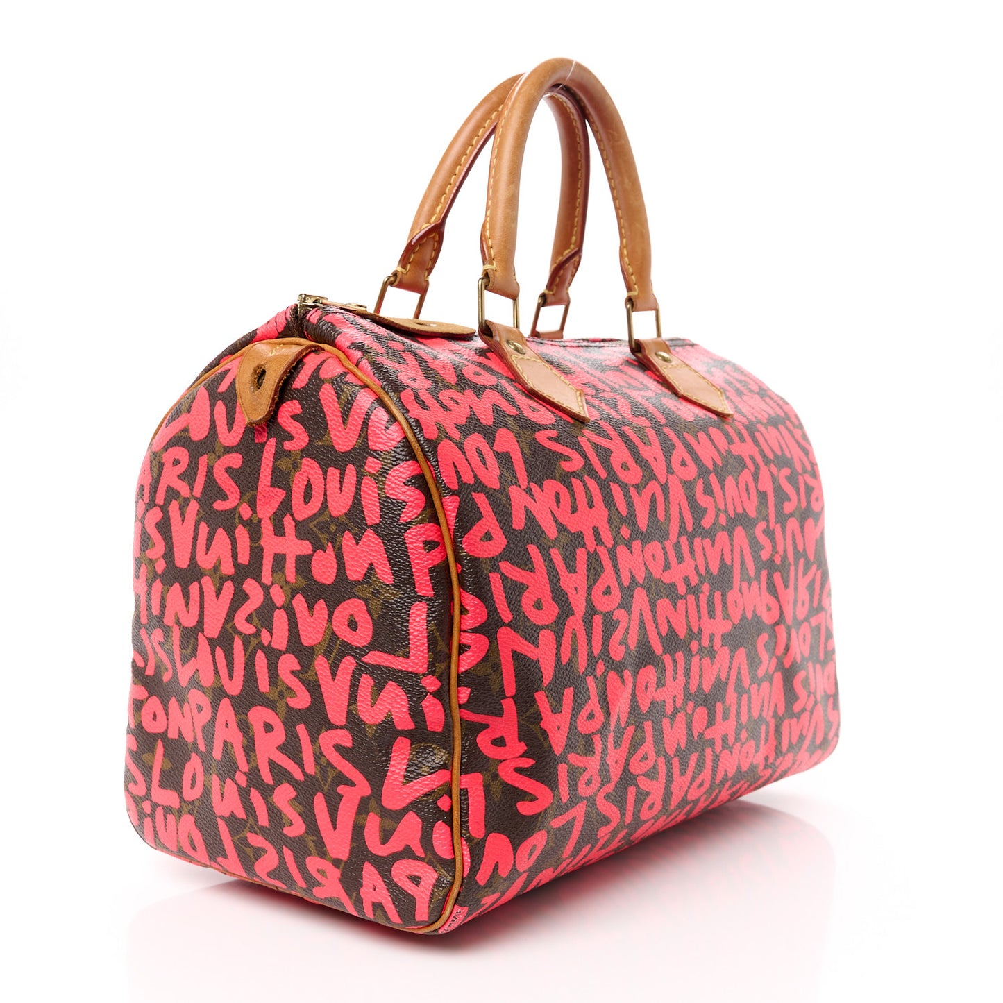 Monogram Graffiti Speedy 30 Fuchsia
