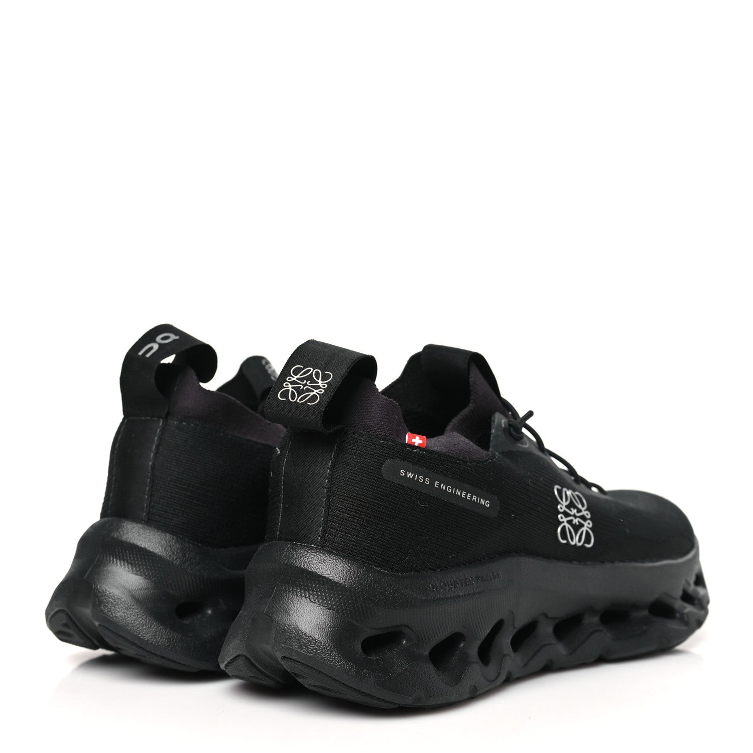 Loewe X ON Recycled Polyester Womens Cloudtilt Sneakers 37 Black 4 of 8
