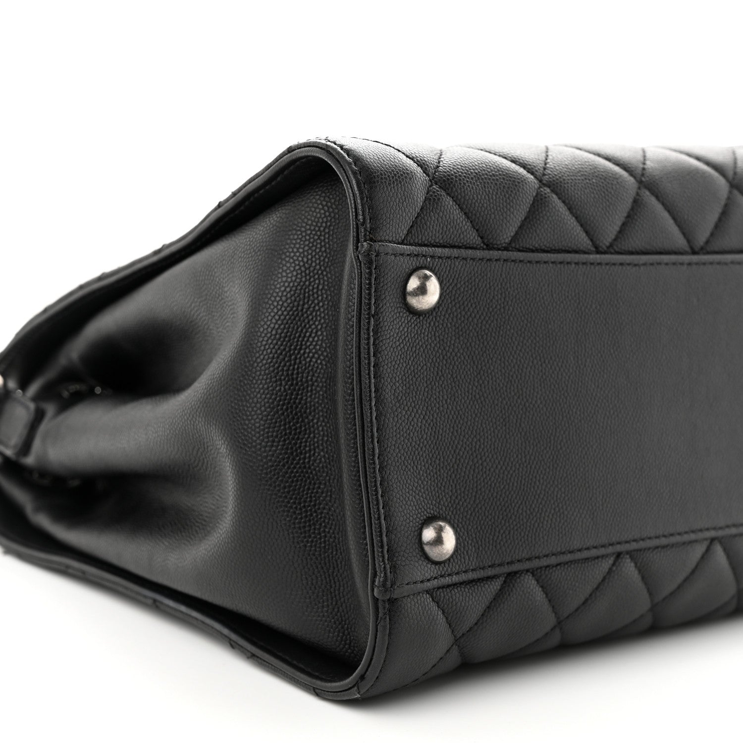 Chanel Caviar Quilted Medium CC Bucket Bag Black 9 of 11