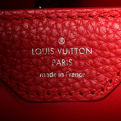 Louis Vuitton Taurillon Capucines BB Scarlet Red 5 of 8