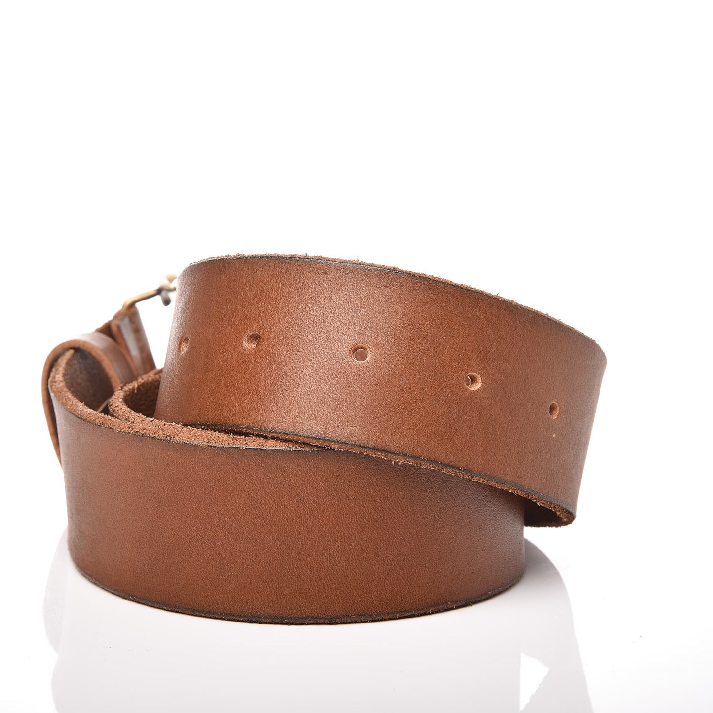 Faded Calfskin Double G 40mm Belt 80 32 Cuir