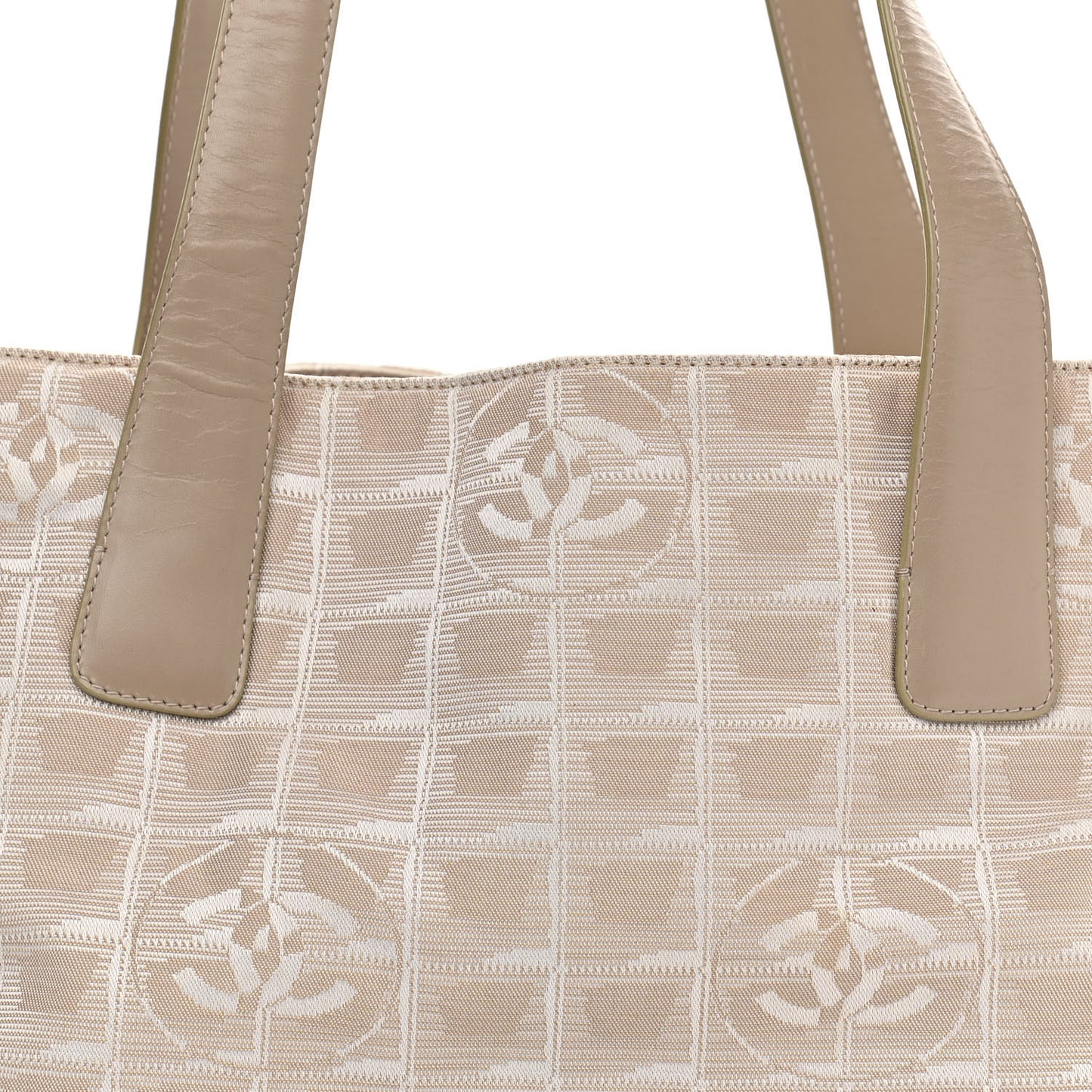 Nylon Travel Large Tote Beige