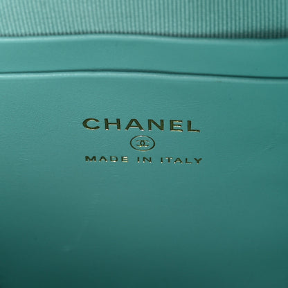 Chanel Caviar Quilted CC Mini Classic Backpack Blue 6 of 10