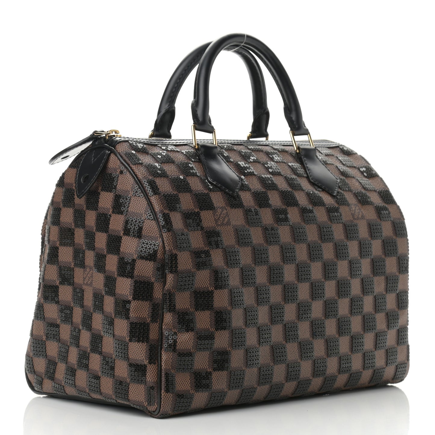 Damier Paillettes Speedy 30 Black
