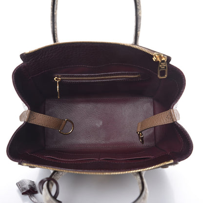 Louis Vuitton Monogram Ostrich Python Majestueux PM Bordeaux 5 of 9
