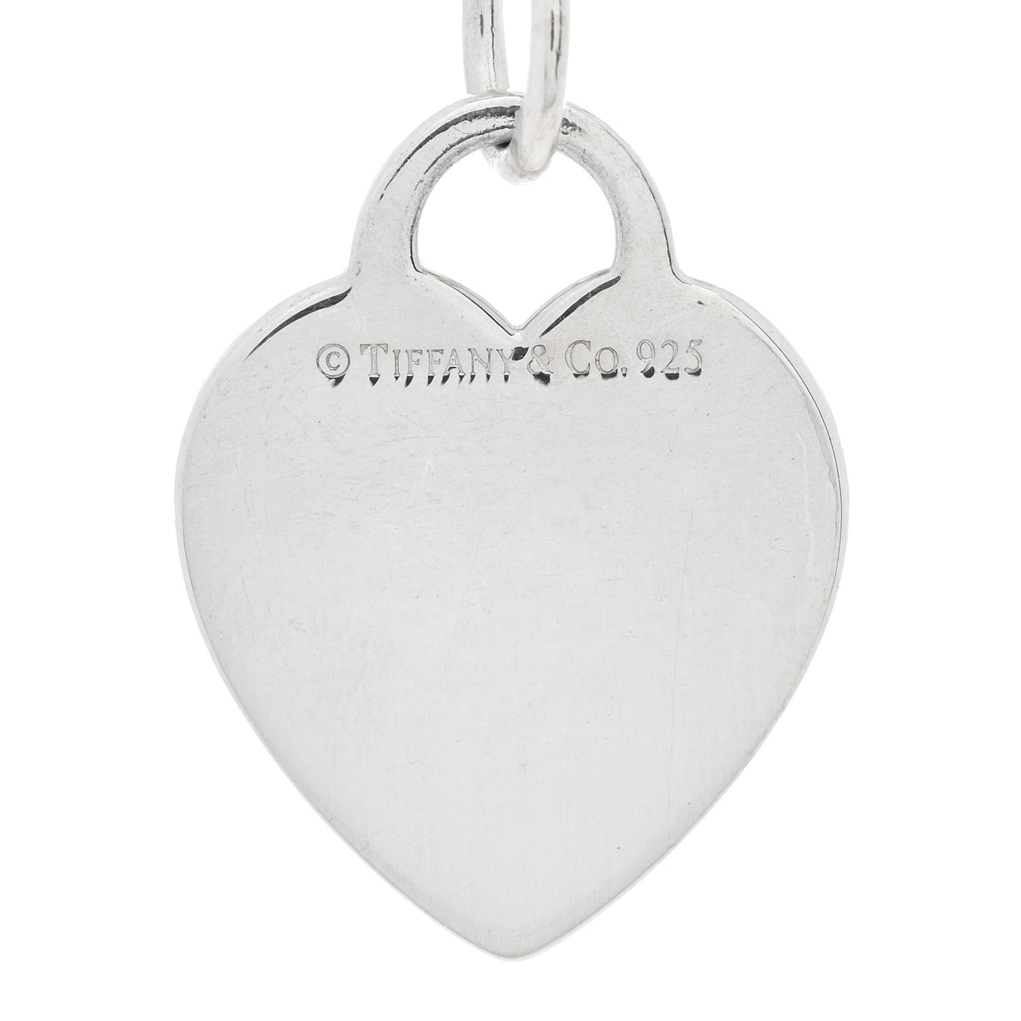 Sterling Silver Heart Tag Toggle Bracelet