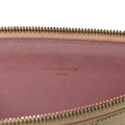 Louis Vuitton Damier Azur Felicie Chain Wallet Zippered Insert Rose Ballerine 6 of 7