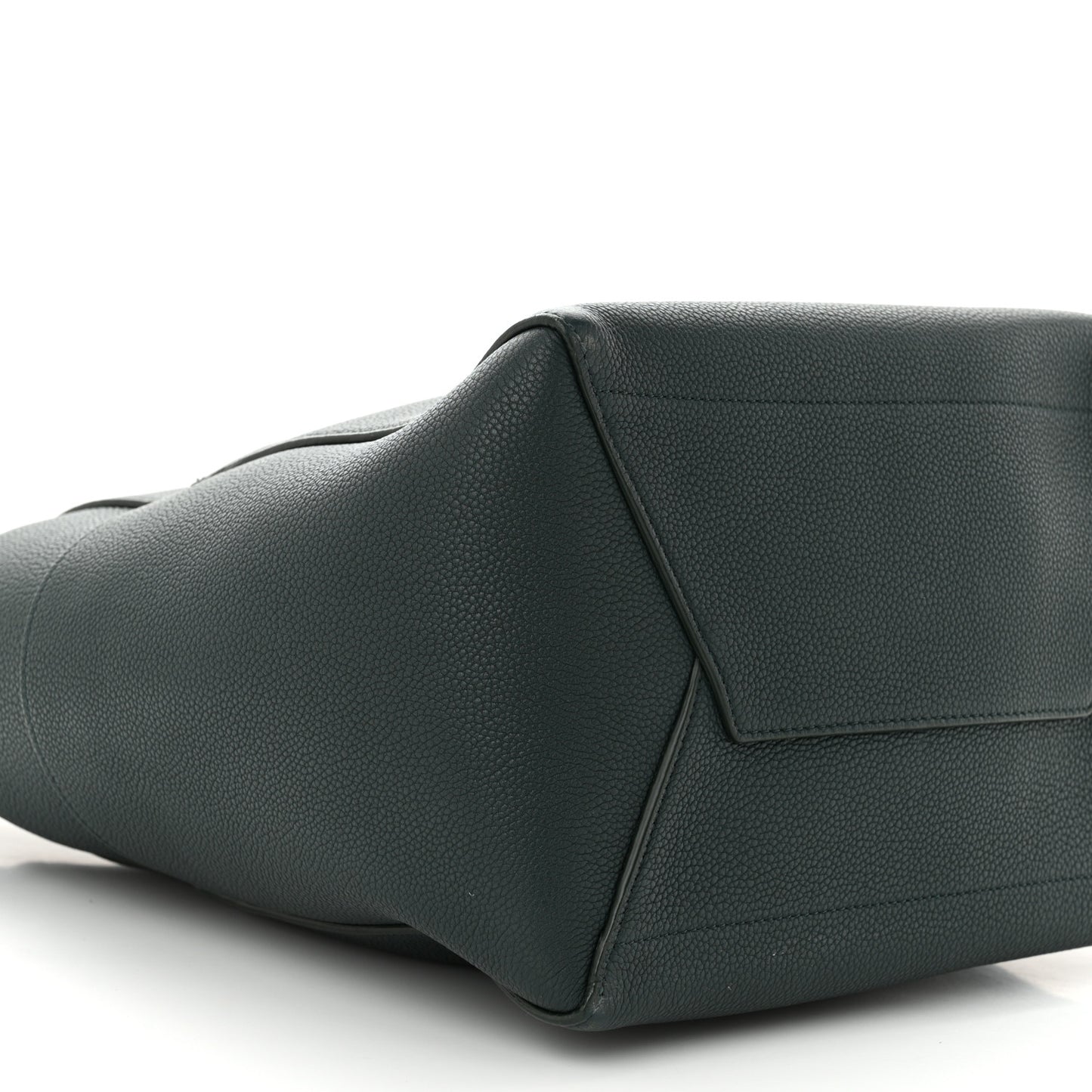 Soft Grained Calfskin Sangle Bucket Bag Amazone