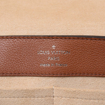 Louis Vuitton Soft Calfskin Lockme Ever Caramel Creme Black 6 of 8