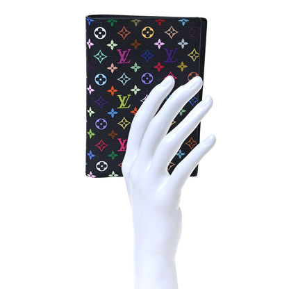 Louis Vuitton LV X TM Monogram Multicolor Passport Cover Black 2 of 8