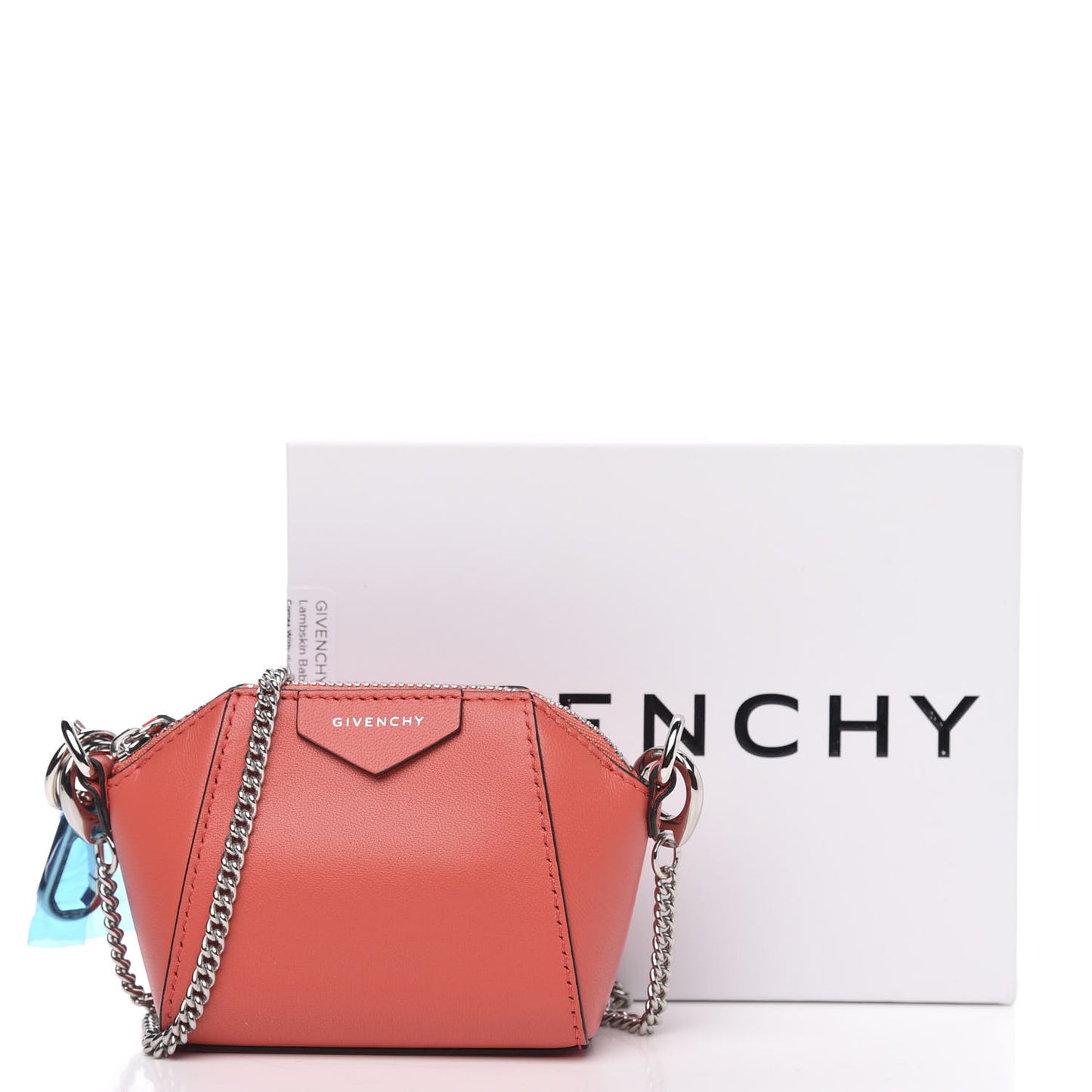Lambskin Baby Antigona Coral