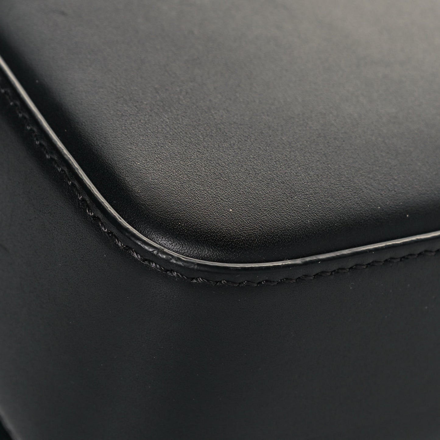 Calfskin Hollywood T Twist Shoulder Bag Black
