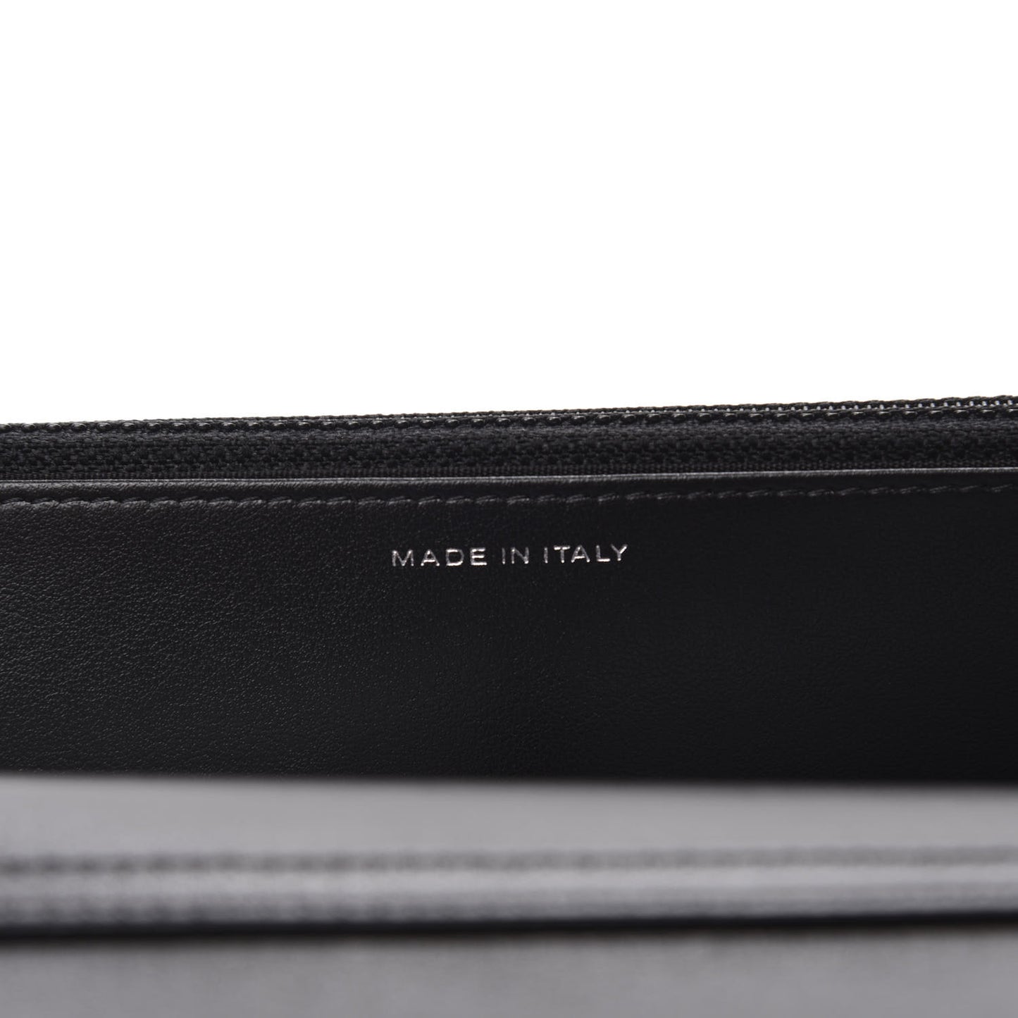 Caviar Camellia Embossed Wallet On Chain WOC Black