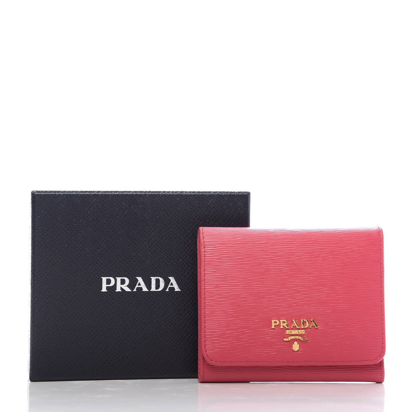 Vitello Move Tri-Fold Compact Wallet Peonia