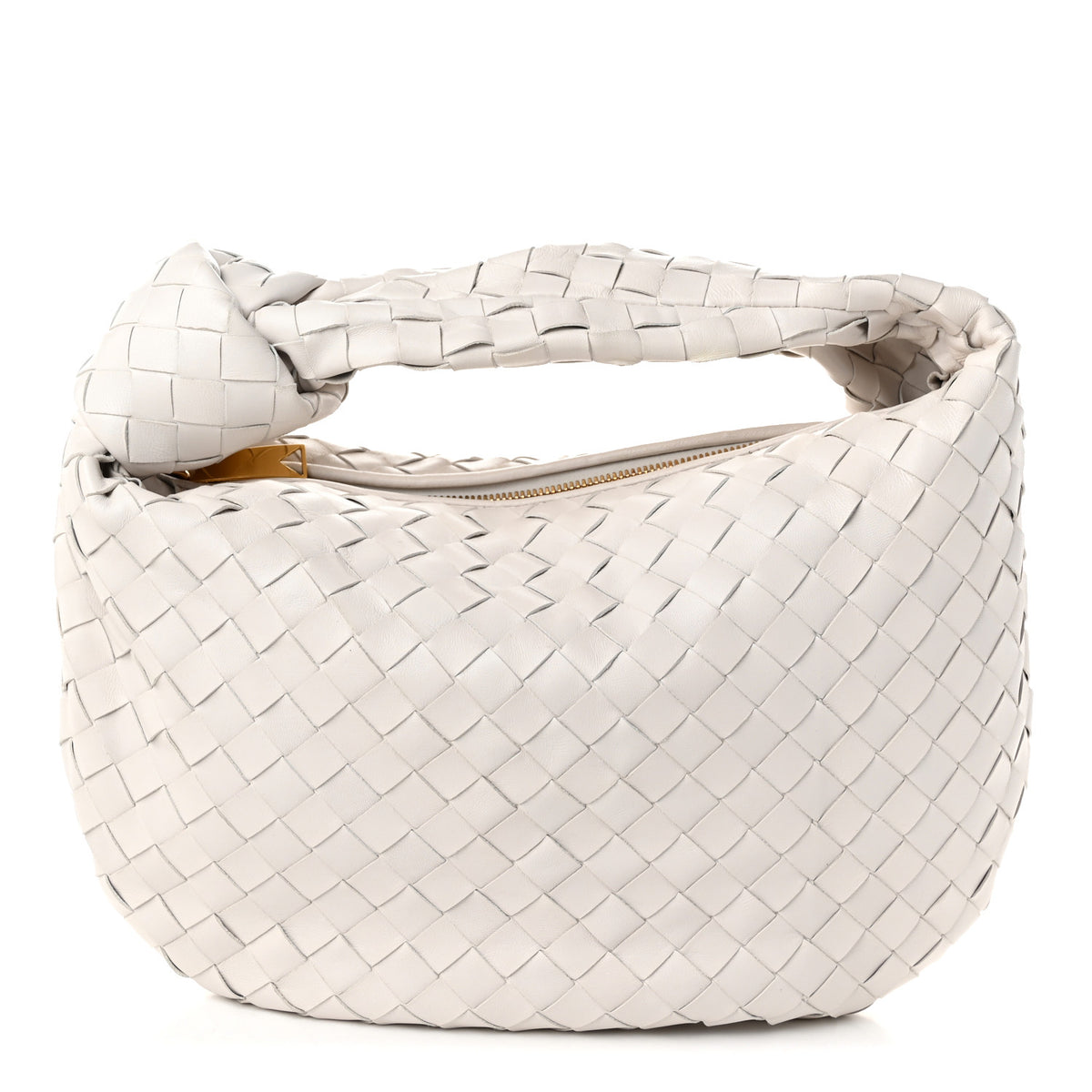 Nappa Intrecciato Teen Jodie Hobo White