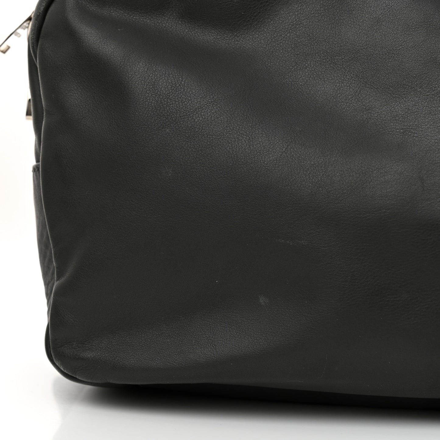Calfskin Nylon V Line Bumbag Asphalt