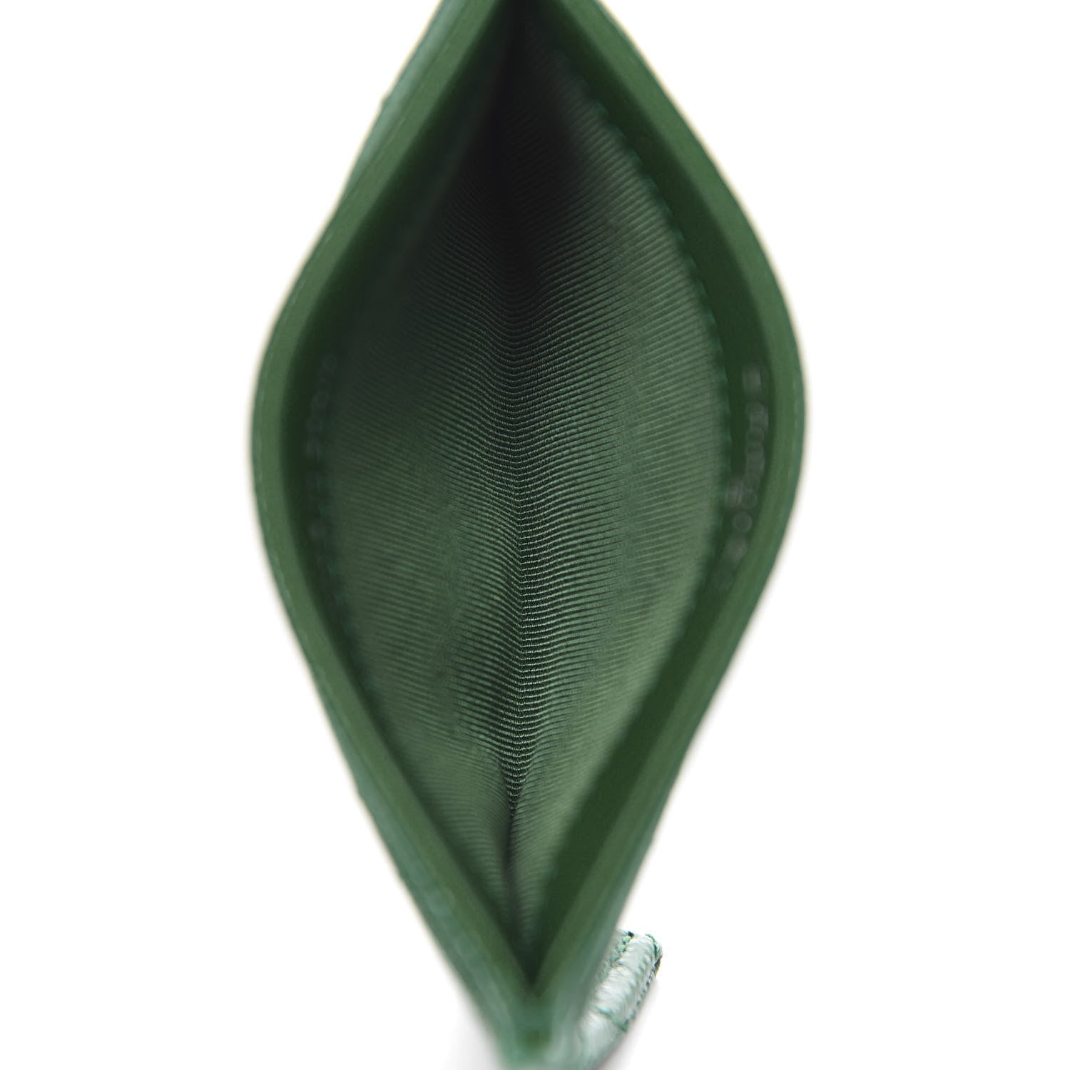 Chanel Caviar Quilted Card Holder Green 5 of 9