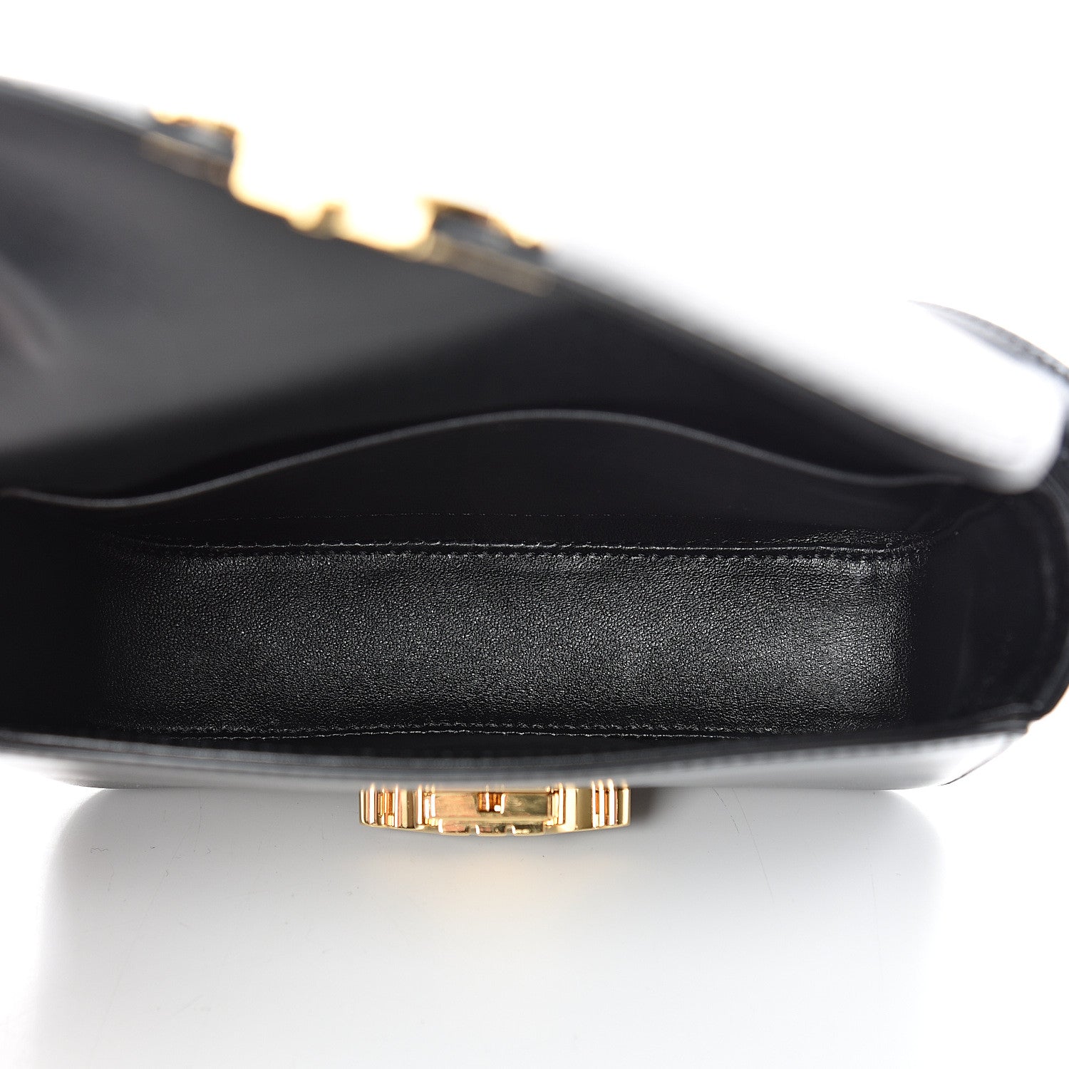 Celine Shiny Calfskin Nano Triomphe Black 4 of 11