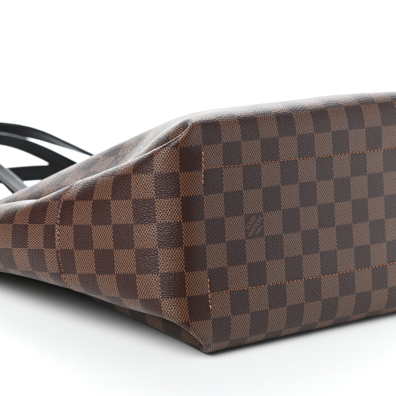 Louis Vuitton Damier Ebene Belmont MM Black 8 of 9