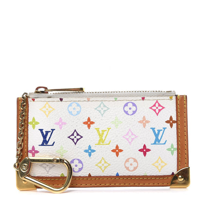 Louis Vuitton Monogram Multicolor Key Pouch White 1 of 13