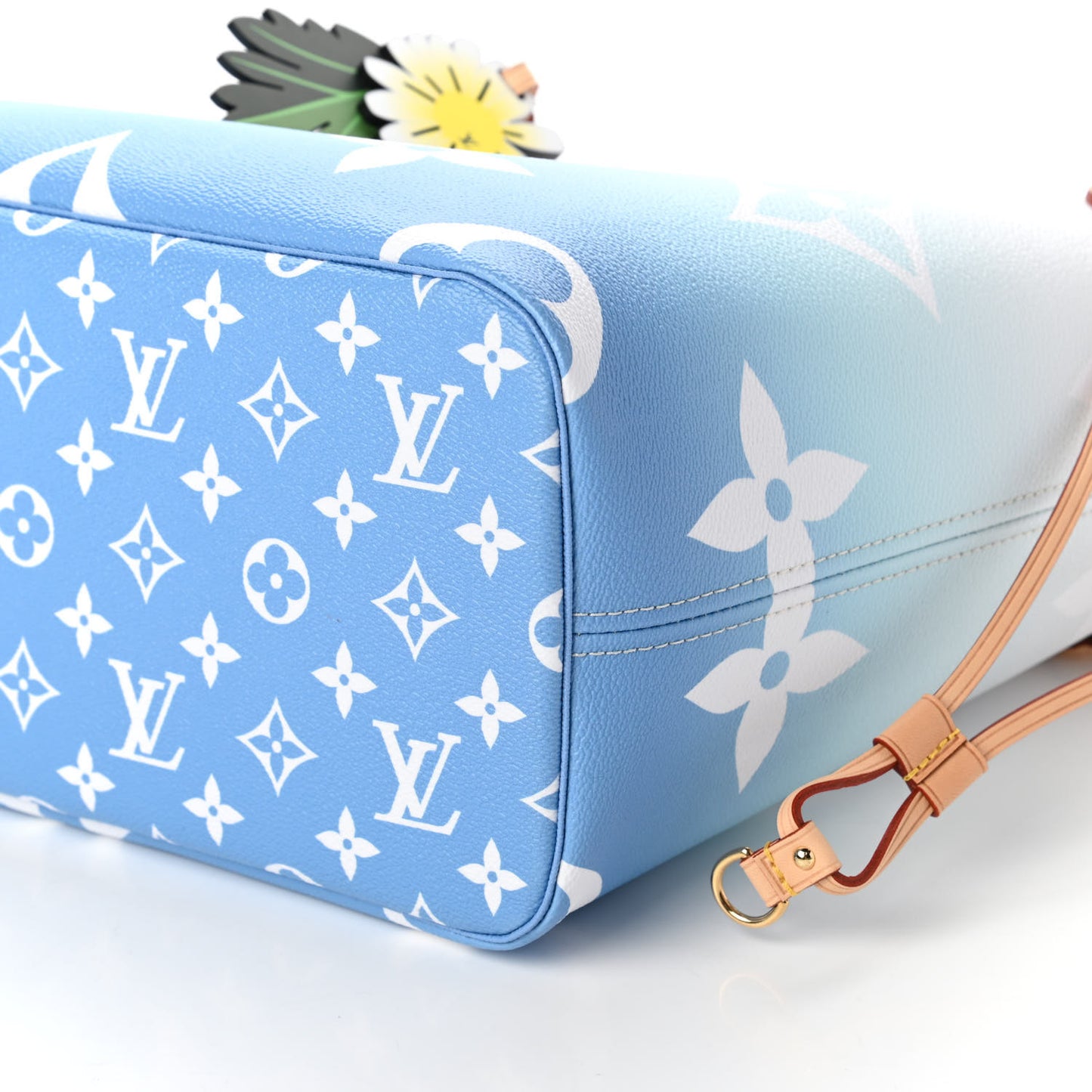 Monogram Giant By The Pool Neverfull MM Blue
