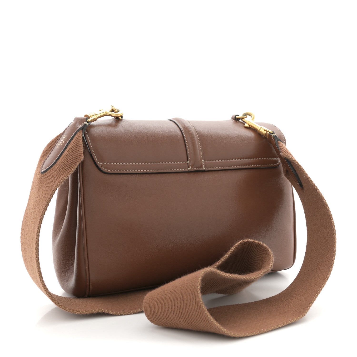Celine Smooth Calfskin Teen Soft 16 Shoulder Bag Tan 3 of 11