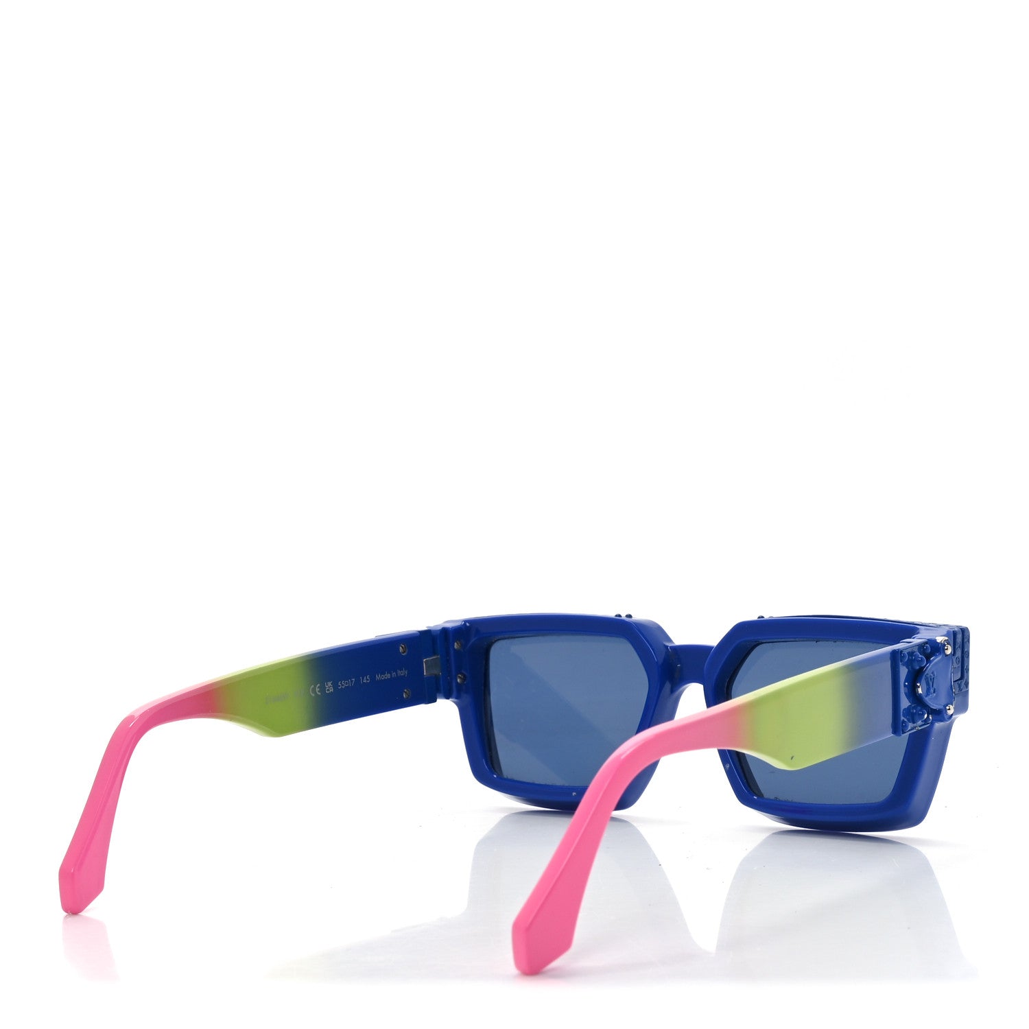 Louis Vuitton Acetate 1.1 Millionaires Z1646W Sunglasses Blue Multicolor 4 of 7