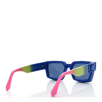 Louis Vuitton Acetate 1.1 Millionaires Z1646W Sunglasses Blue Multicolor 4 of 7