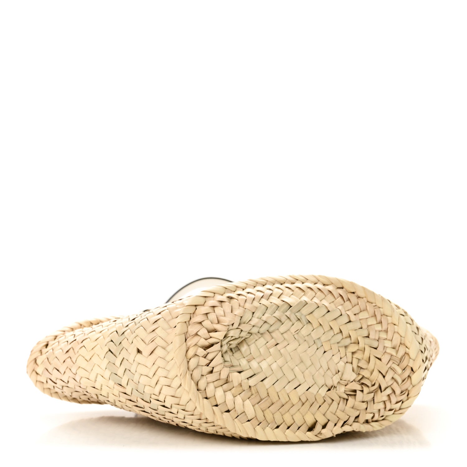 Loewe Raffia Mini Basket Tote Bag Natural White 4 of 9