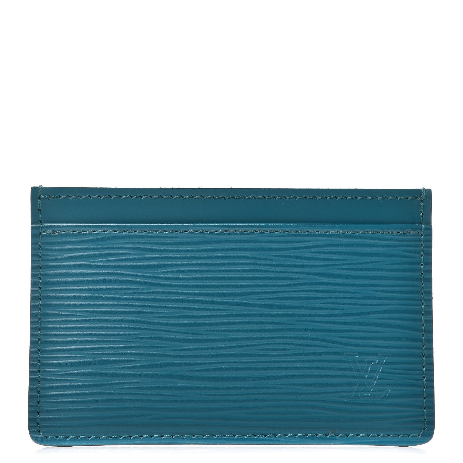 Louis Vuitton Epi Card Holder Cyan 1 of 7