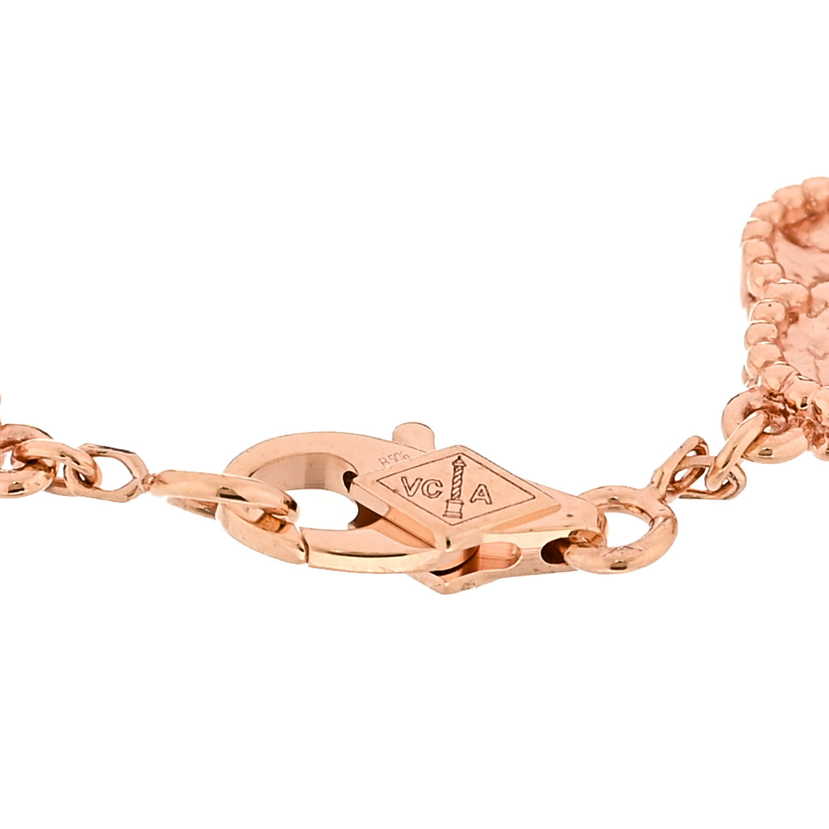 18K Rose Gold 6 Motifs Sweet Alhambra Bracelet