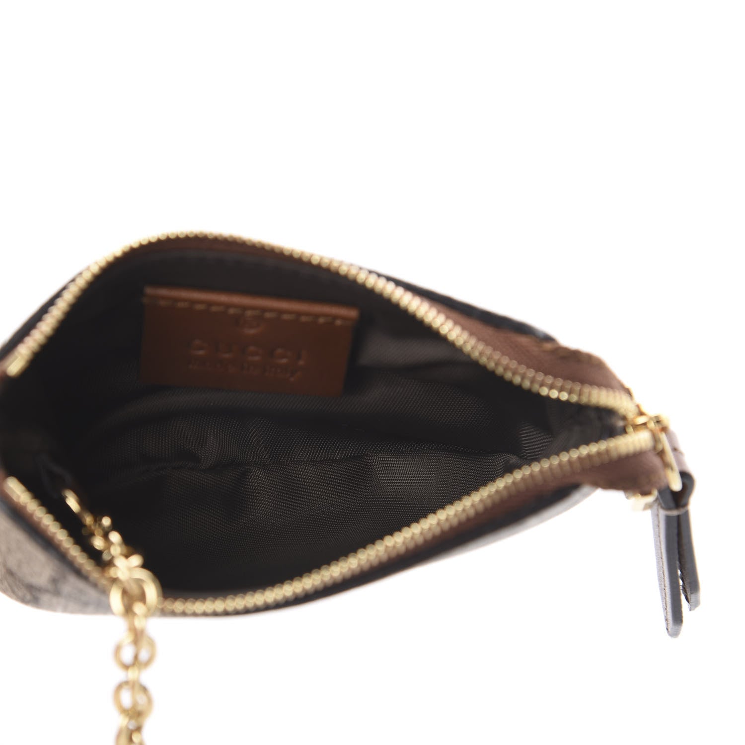 Gucci GG Supreme Monogram Key Case Brown 4 of 5