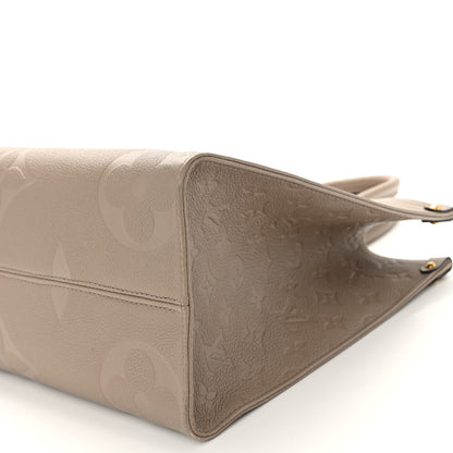 Louis Vuitton Empreinte Monogram Giant Onthego MM Tourterelle 9 of 9
