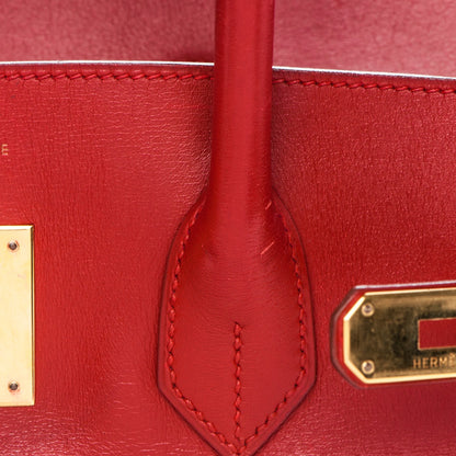 Hermes Box Birkin 35 Rouge Vif 21 of 33