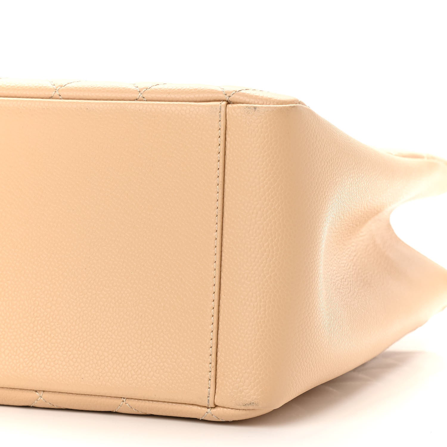 Chanel Caviar Quilted Grand Shopping Tote GST Beige 11 of 12