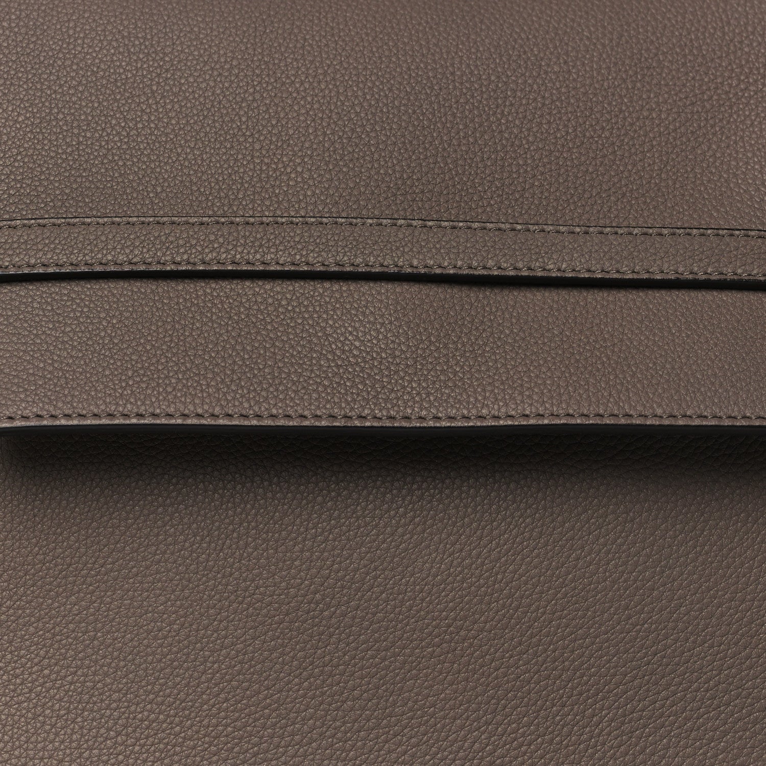 Celine Drummed Calfskin Mini Belt Bag Taupe 8 of 10