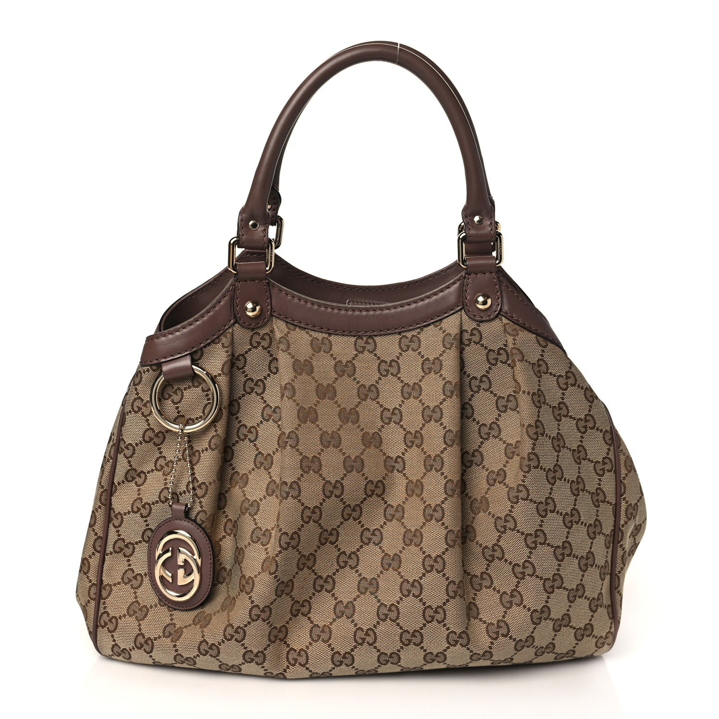 Monogram Medium Sukey Tote Brown