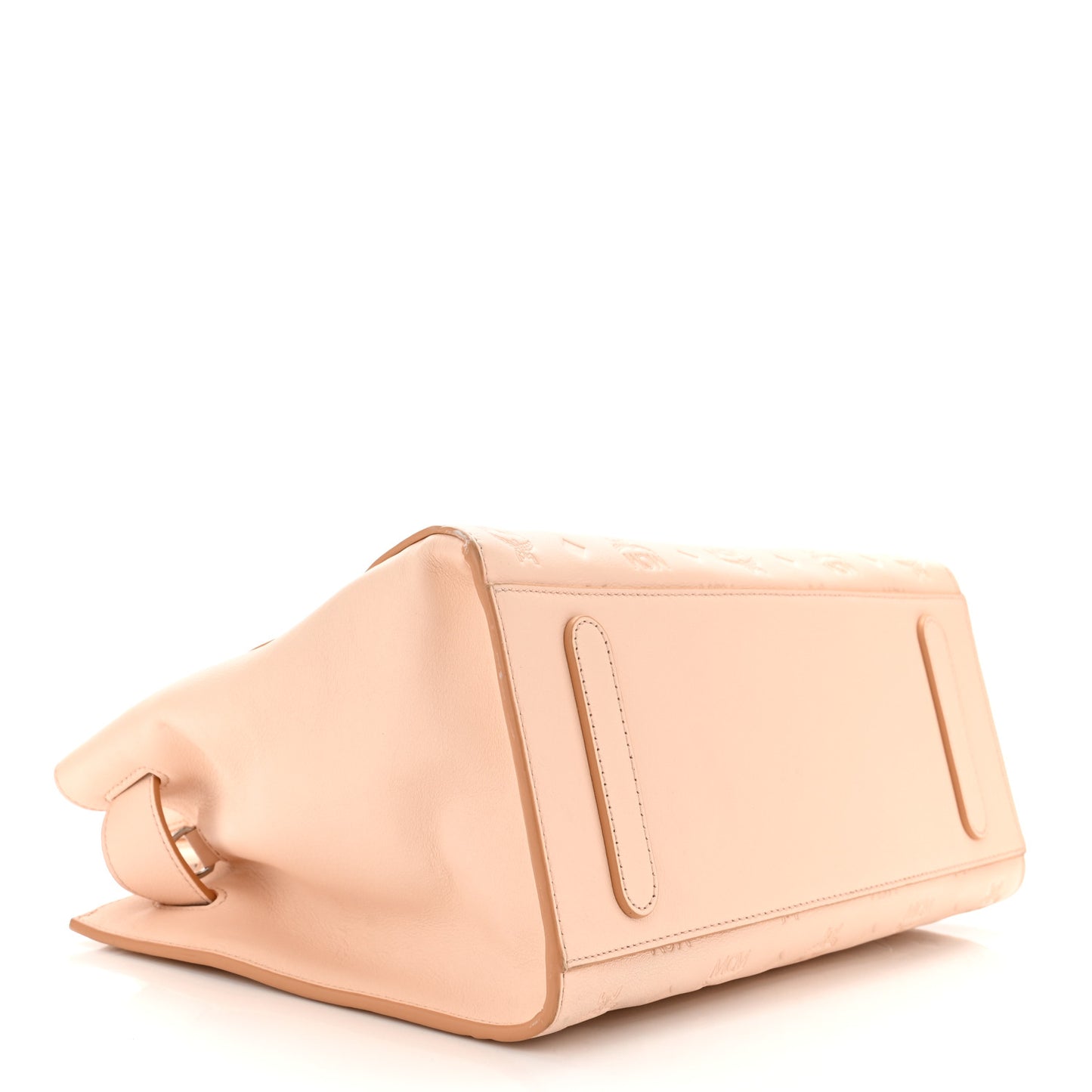Calfskin Ottomar Monogram Medium Essential Tote Bisque