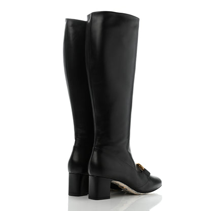 Gucci Malaga Kid GG Victoire 55mm Boots 39 Black 4 of 9
