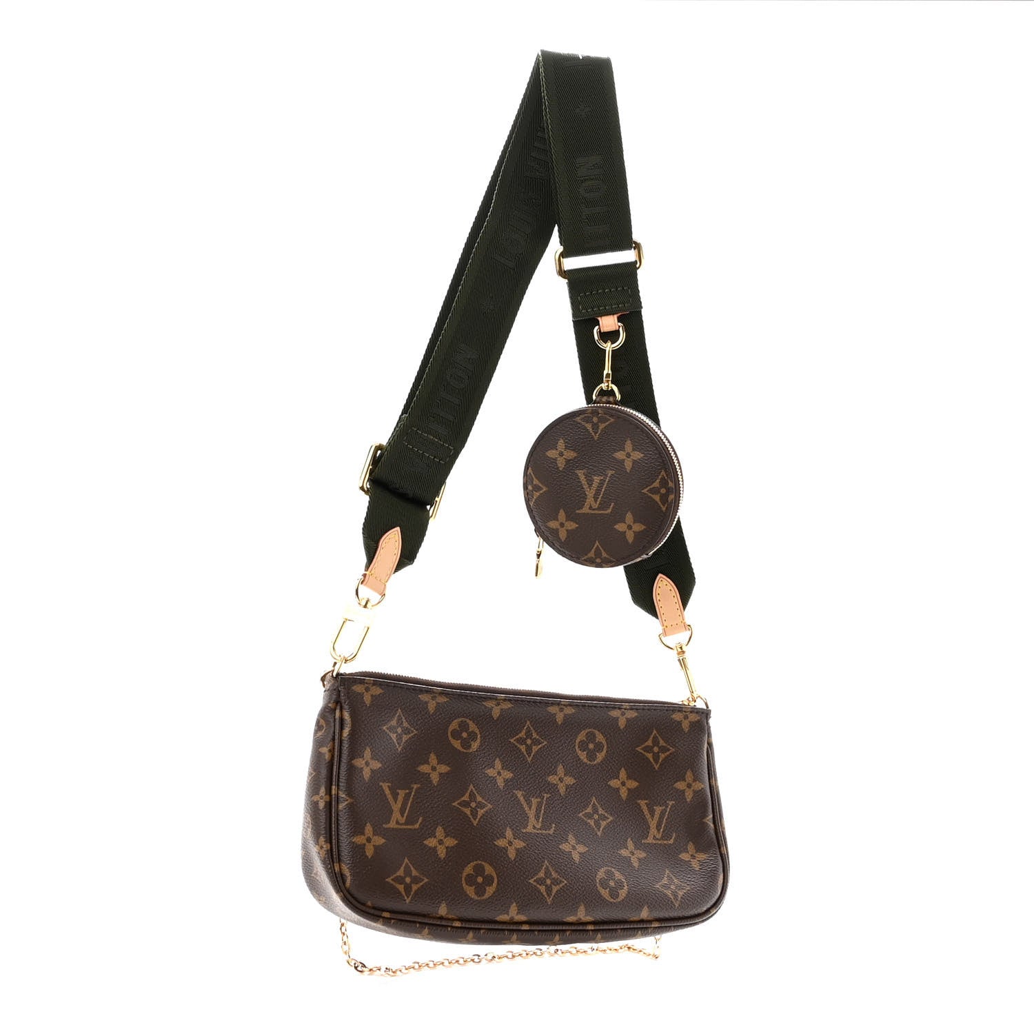 Louis Vuitton Monogram Multi Pochette Accessories Kaki 3 of 10