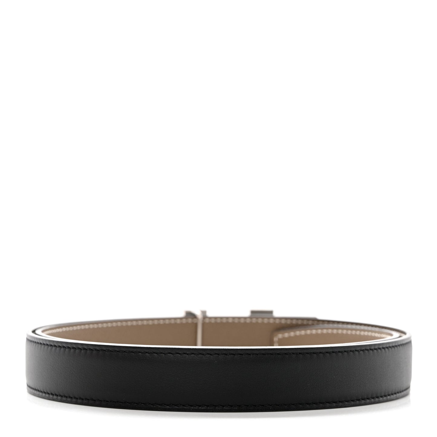Epsom Swift 24mm Mini Constance Guilloche H Belt 85 Etoupe Black