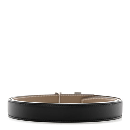 Hermes Epsom Swift 24mm Mini Constance Guilloche H Belt 85 Etoupe Black 2 of 8