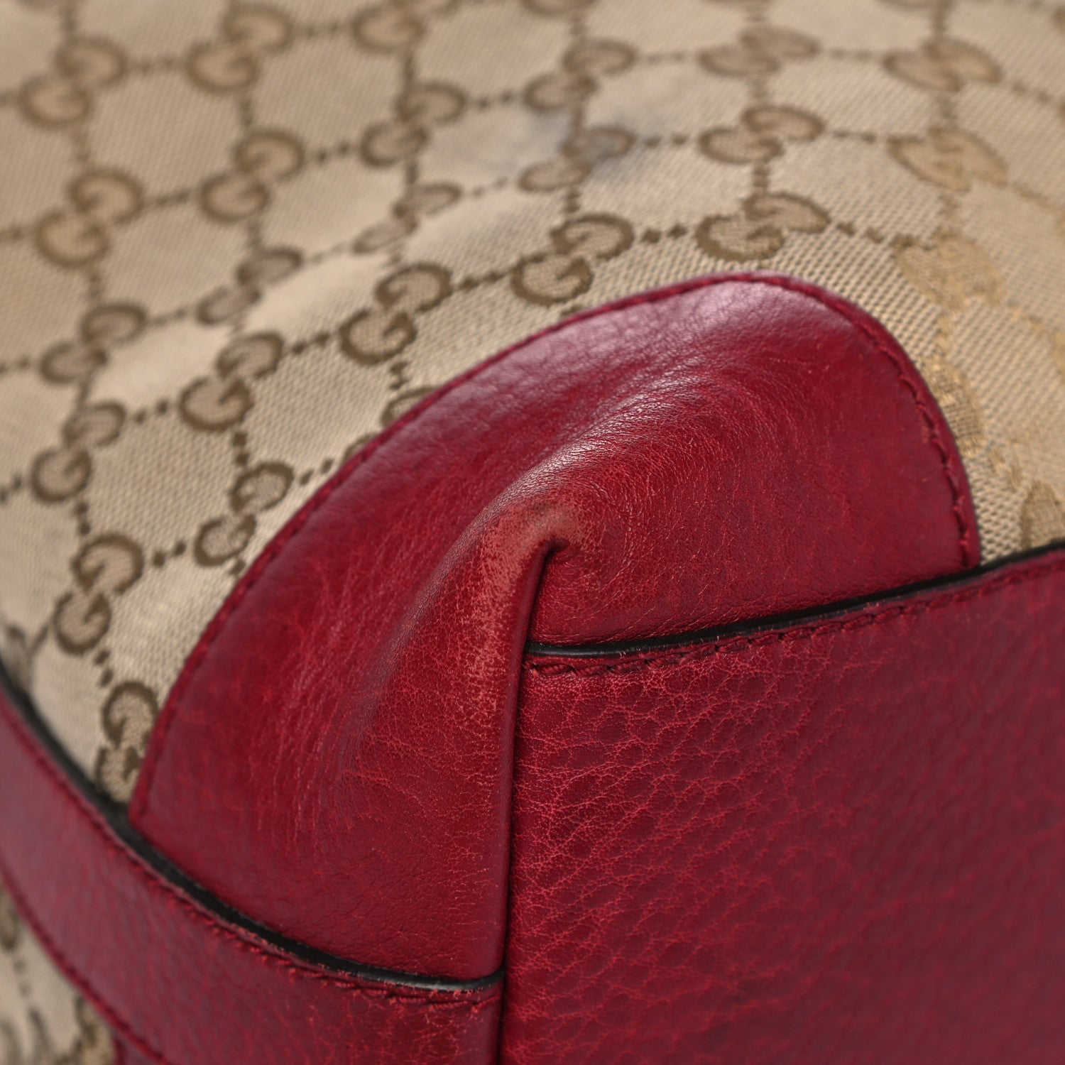 Gucci Monogram Small Miss GG Hobo Red 12 of 21