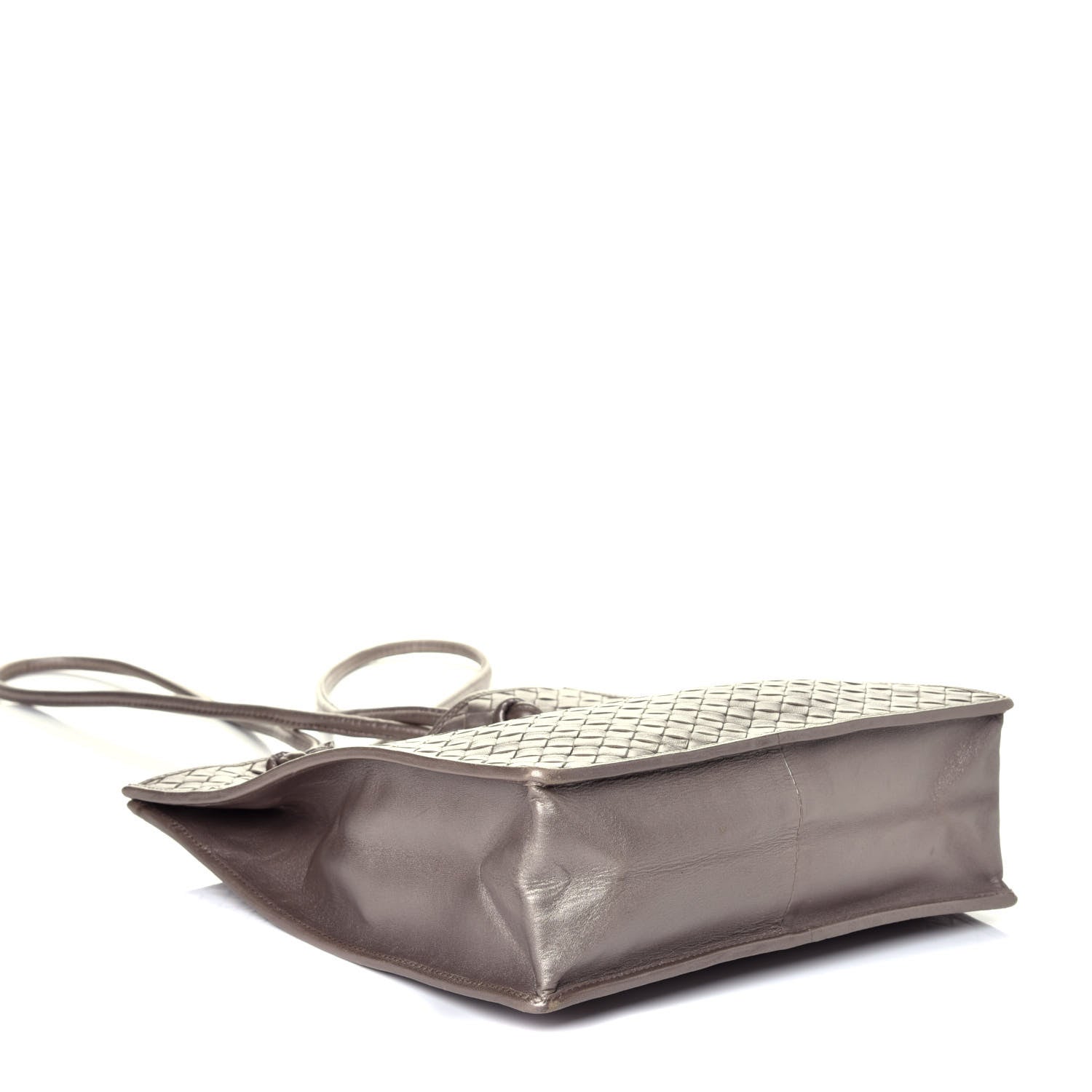 Bottega Veneta Metallic Nappa Intrecciato Tote Rose Gold 4 of 8