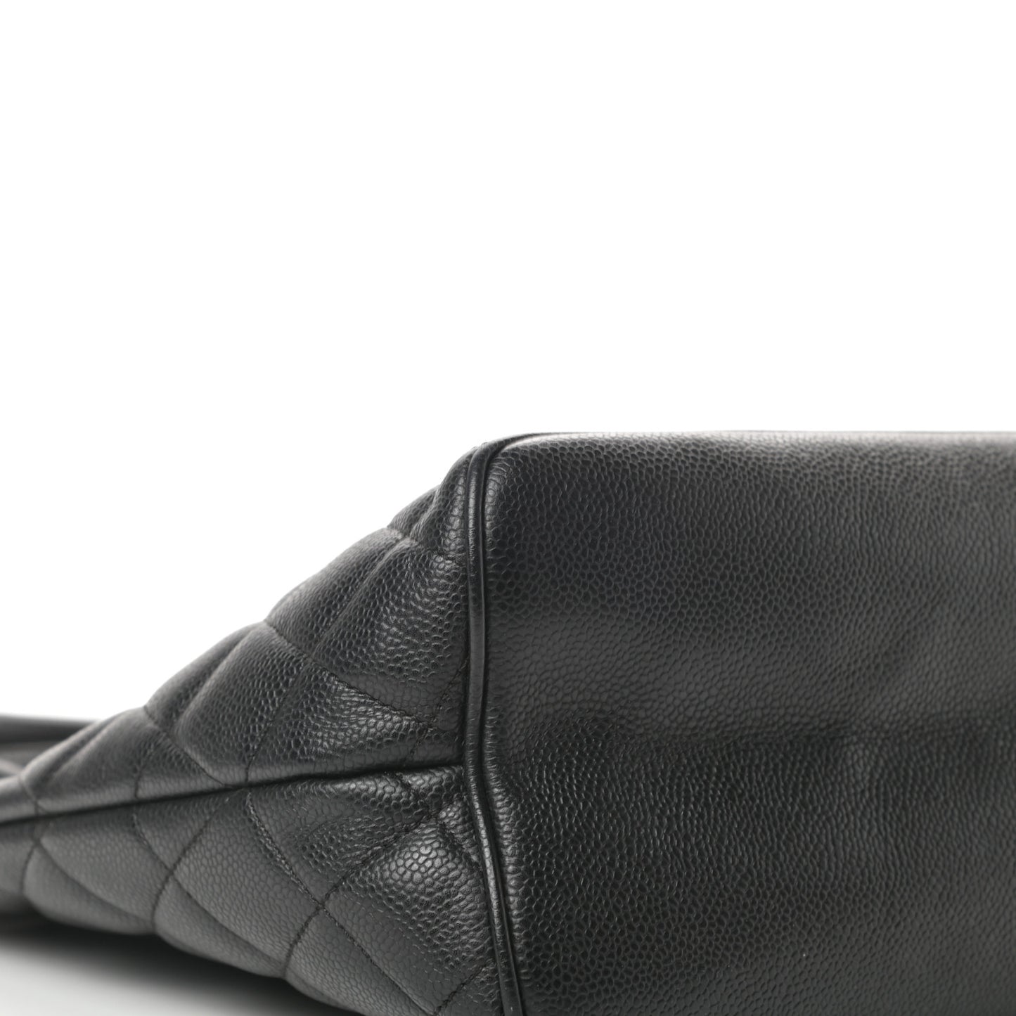 Caviar Quilted Medallion Tote Black